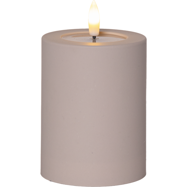 Flamme soft LED-kynttilä 12,5cm, beige