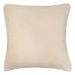 Velvet cushion cover 50x50, vanilla