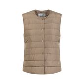 Asta quilted vest, sand