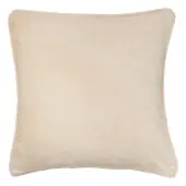 Velvet cushion cover 50x50, vanilla