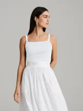 Ilsa toppi, valkoinen