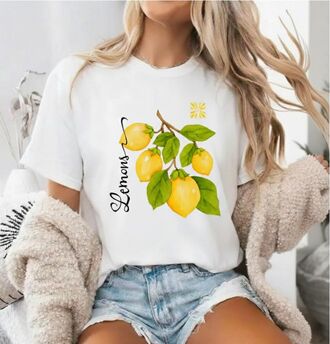 Oversized T-shirt, Lemon