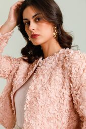 Floral jacket, rose