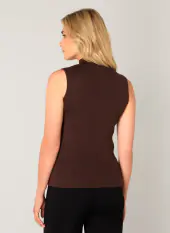 Yali top, brown