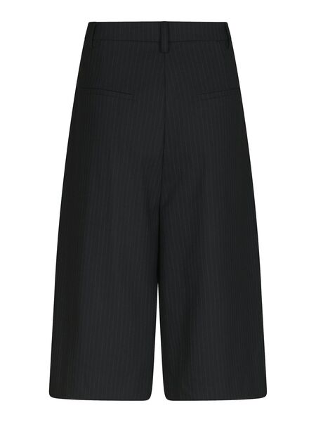 Rima slim pinstripe shorts, dark navy
