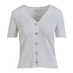 Willa shorts sleeve cardigan, white