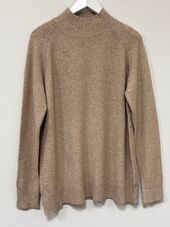 Viscose knit shirt, taupe