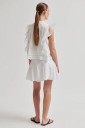 Kristel Frill Top, White