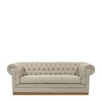 Crescent sofa, Mountain weave, dune sand