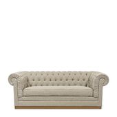 Crescent sofa, Mountain weave, dune sand
