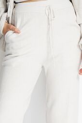 Knit pants, ecru