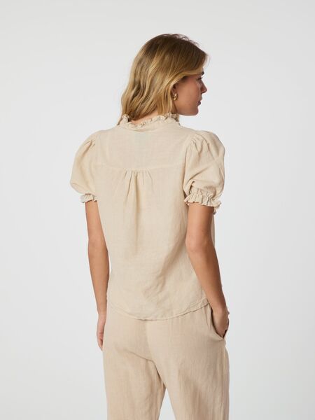 Odesa linen blouse, sand