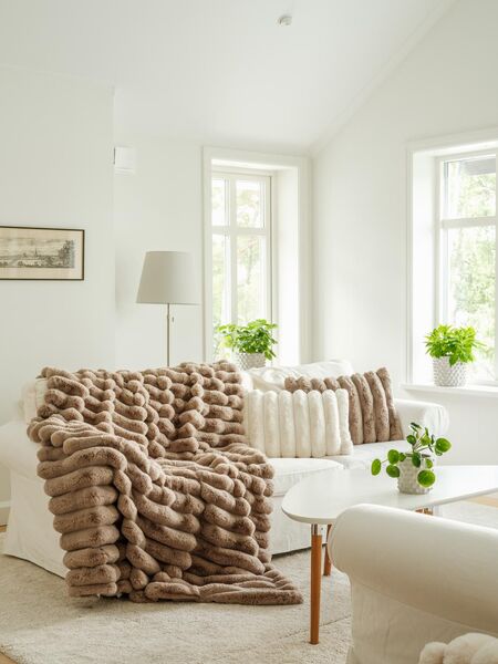 Liny cushion 40x60, taupe