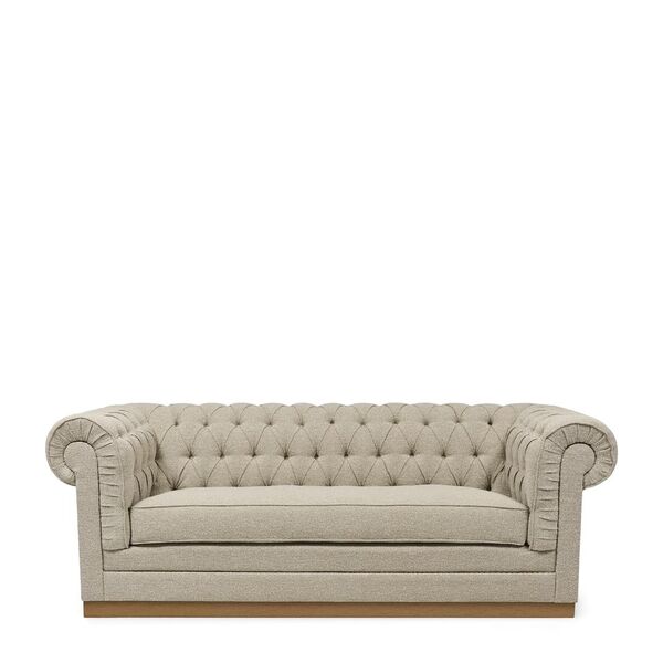Crescent sofa, Mountain weave, dune sand