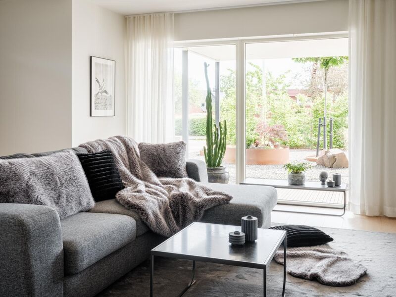 Stily cushion 45x45, grey