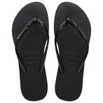 Slim Glitter II, black