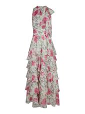 Marli big flower dress, creme