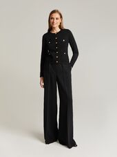 Charlott neuletakki, musta