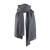 Helsinki scarf 70x195, dark grey melange