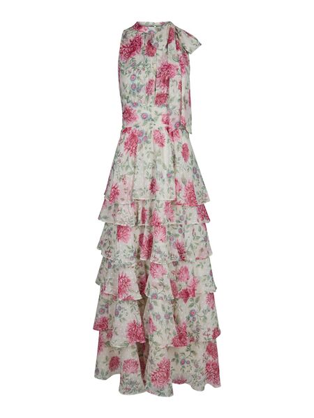 Marli big flower dress, creme