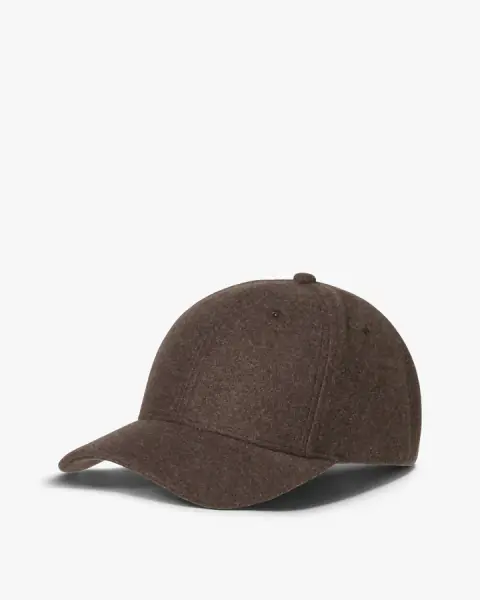 Woolen cap, chocolate melange