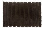 Striped wave pillow 40x60, brown