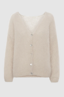 Cornelia mohair cardigan, beige