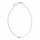 Flora lapis lazuli gold necklace