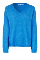 Brook knit oversize v-neck, campanula
