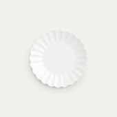Oyster plate 20cm, white