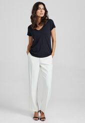 Arden organic tee, black