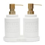 Fresh soap & lotion dispenser set