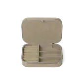 Z Q jewelry zip box, cobbelstone