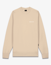 Pullover oval backprint Filou CL, sand brown