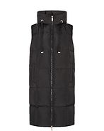 Nova square down waistcoat, black