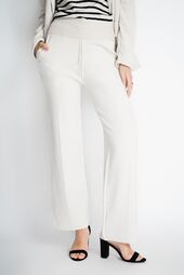 Knit pants, ecru