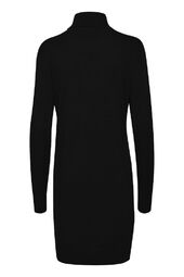 Mila rollneck dress, black