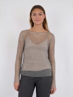 Aimee stone blouse, silver