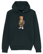 Organic hoodie Filou V, black