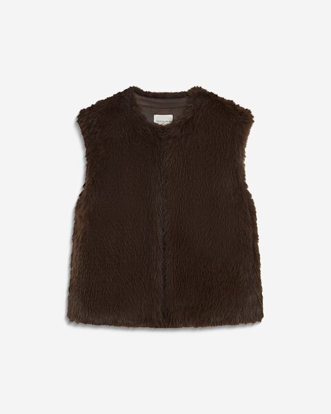 Aelio vest, chocolat