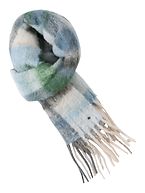 Dereen fluffy scarf, sept. sky