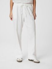 Sonar linen pants, white