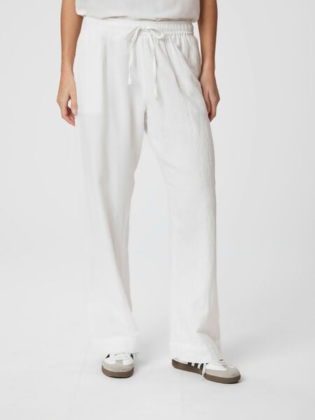 Sonar linen pants, white