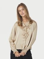 Zamola blouse, dark sand