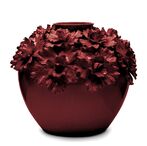 Blossom Vase, Burgundy L