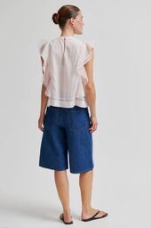 Kristel Frill Top, Crystal Pink