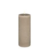 Led candle 20cm, sandstone