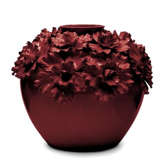 Blossom Vase, Burgundy L