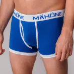 Mähöne -bokserit, sininen/valkoinen