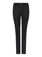Dara stretch leather pants, black